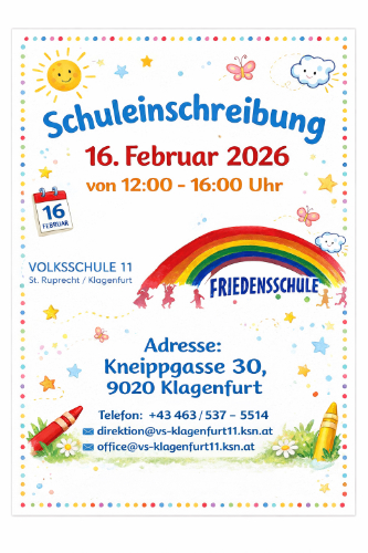VS-11 Schuleinschreibung 2026-27